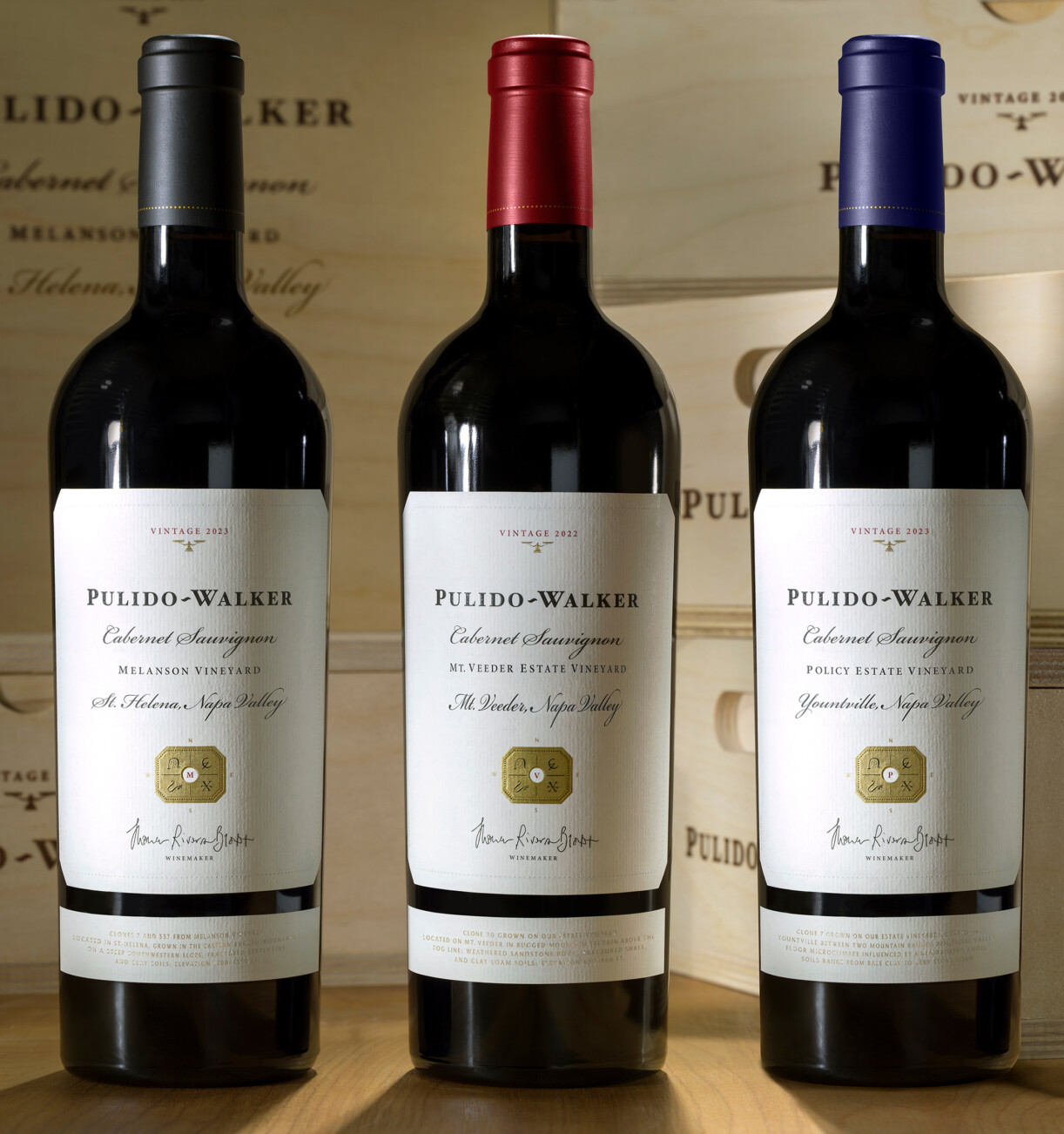 Pulido Walker Cab, Melanson 22, Policy 22, Mt Veeder 22