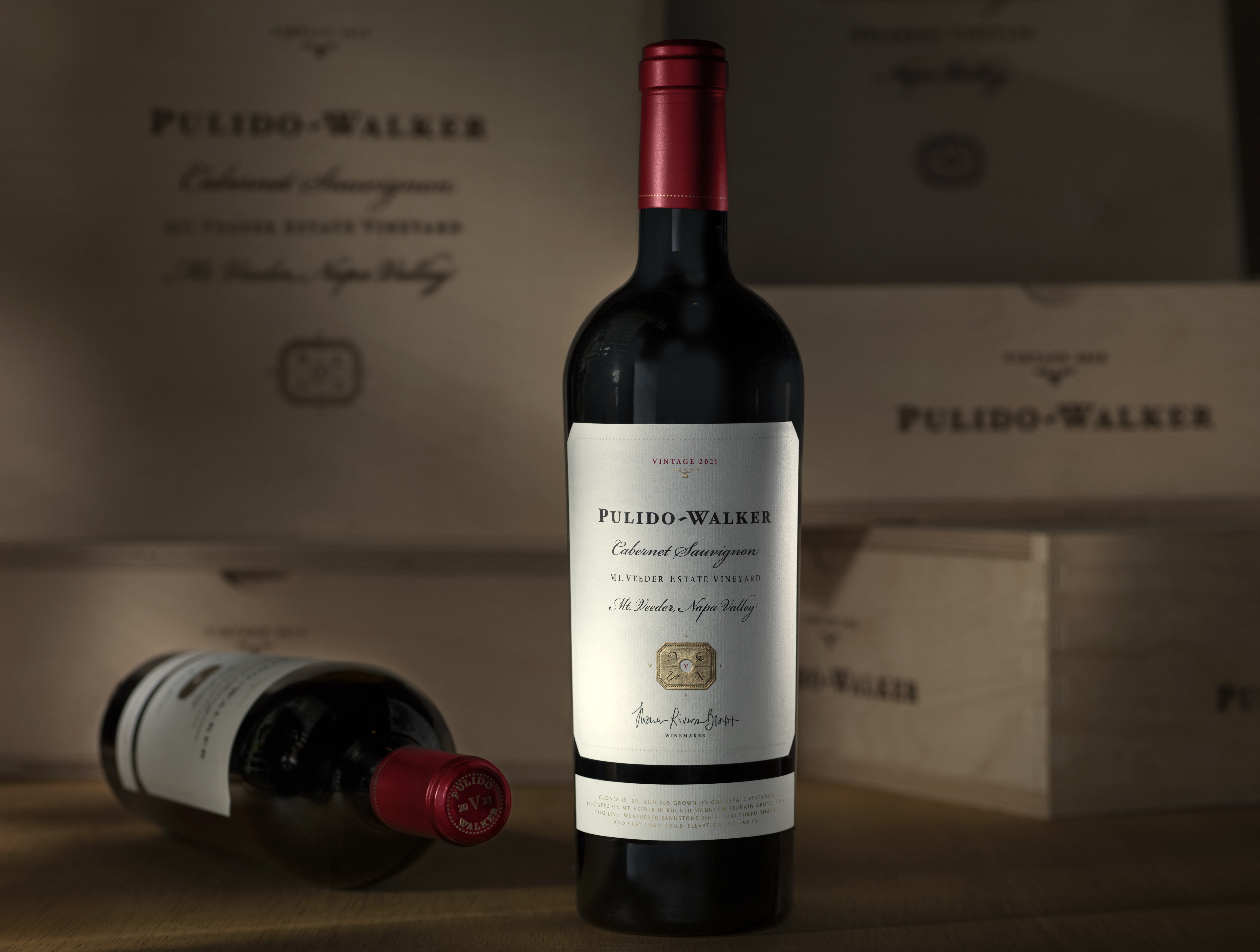 Pulido-Walker Mt Veeder Cabernet vintage 2019 bottle